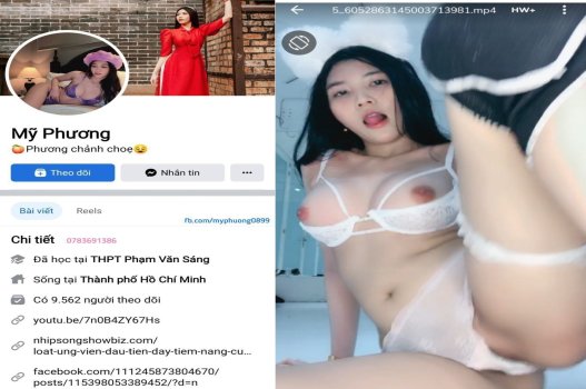 Mỹ Phương háng rộng dạng ra mời cu vào